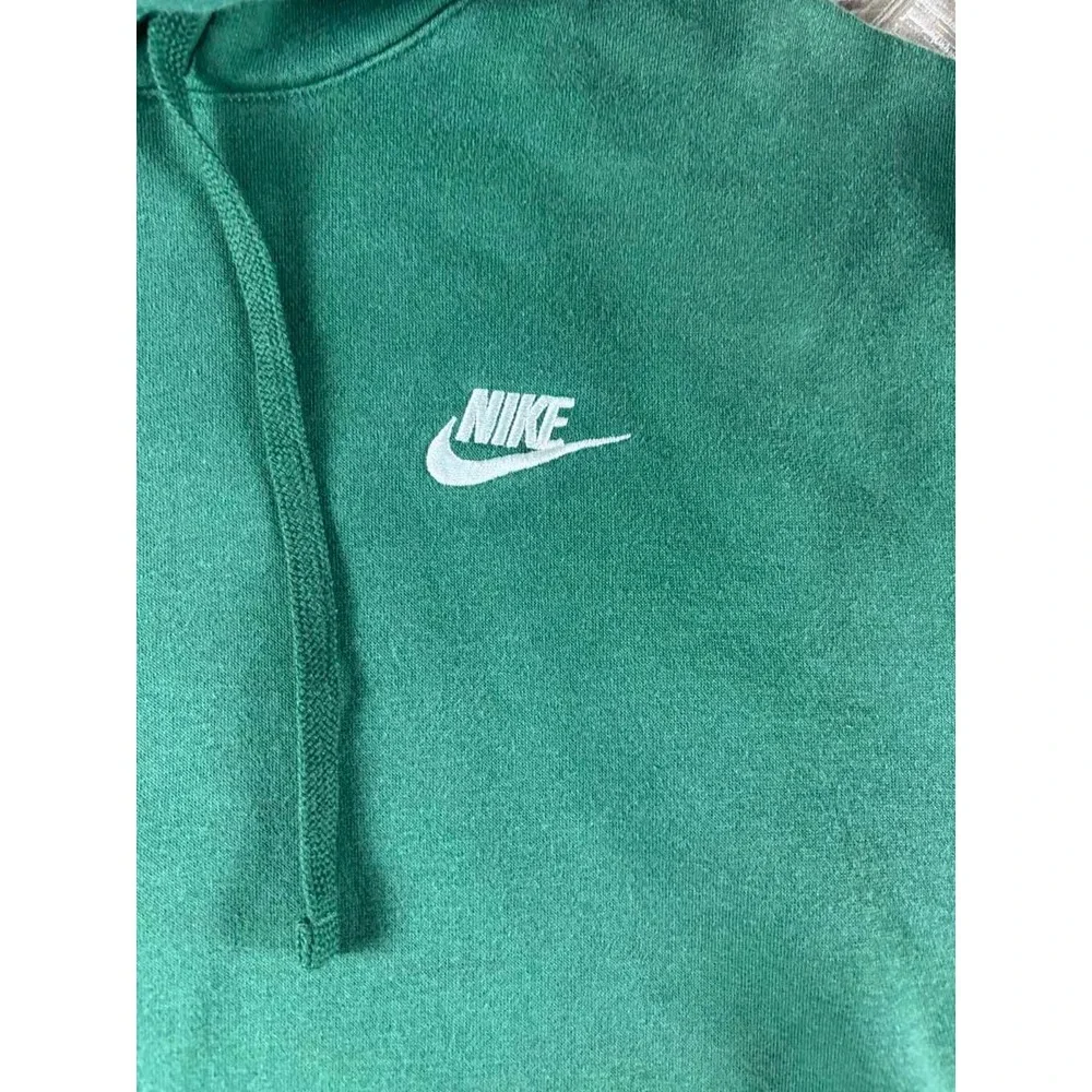 Nike Sportswear Club Fleece Hoodie Forest Green Mens Small BV2654-341